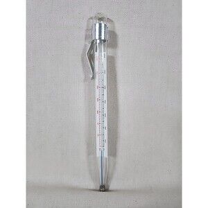 Ekco Glass Candy, Deep Frying, Jelly Thermometer w/ Pot Clip 8" Kitchen Utensil